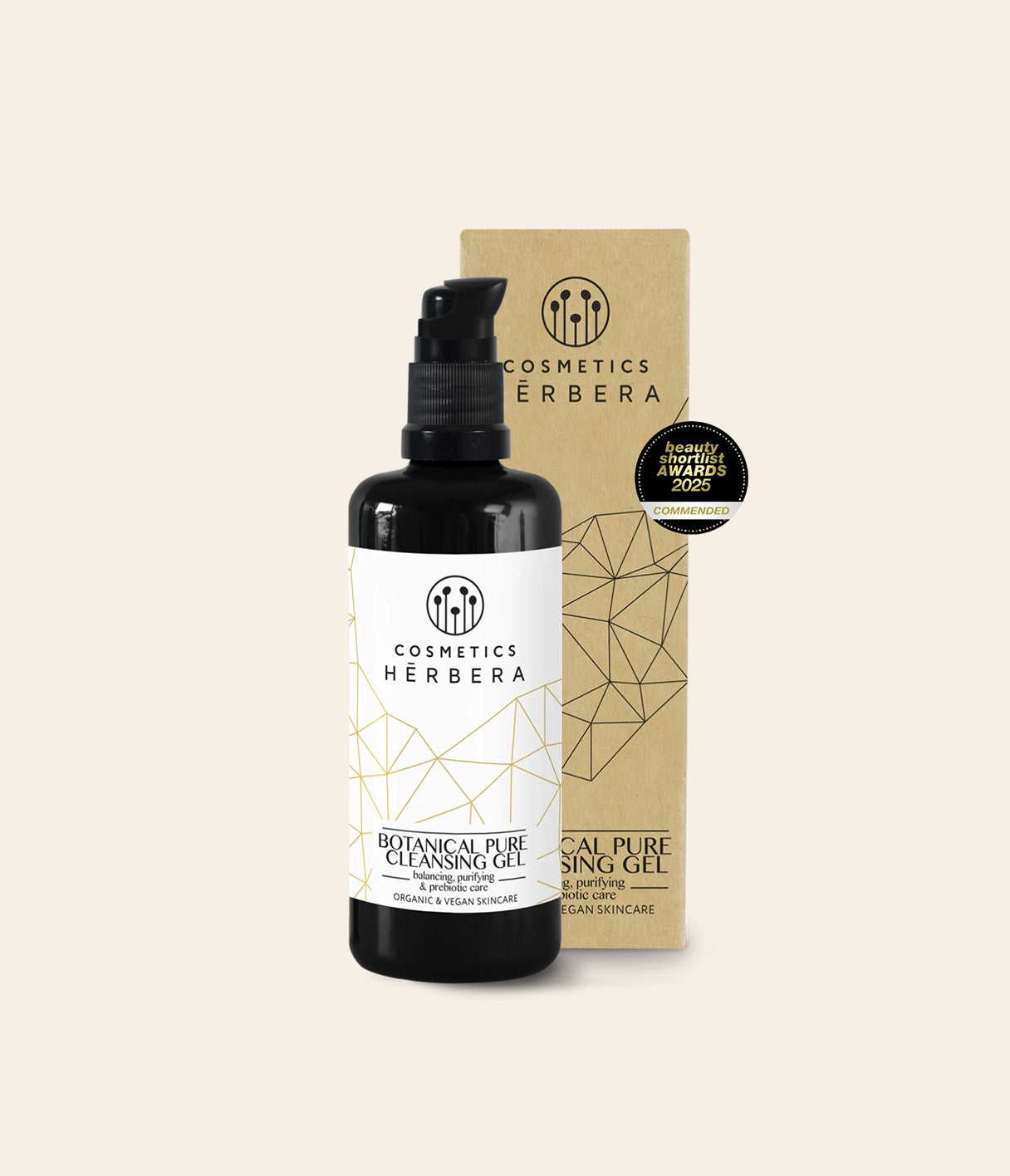 Gel limpiador facial con prebióticos y postbióticos