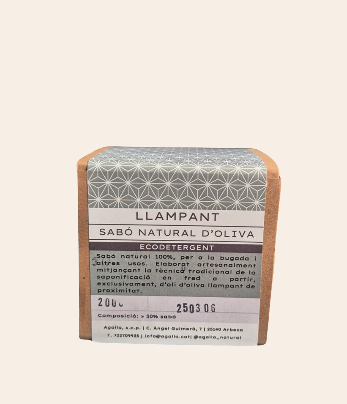 Jabón natural de aceite de oliva