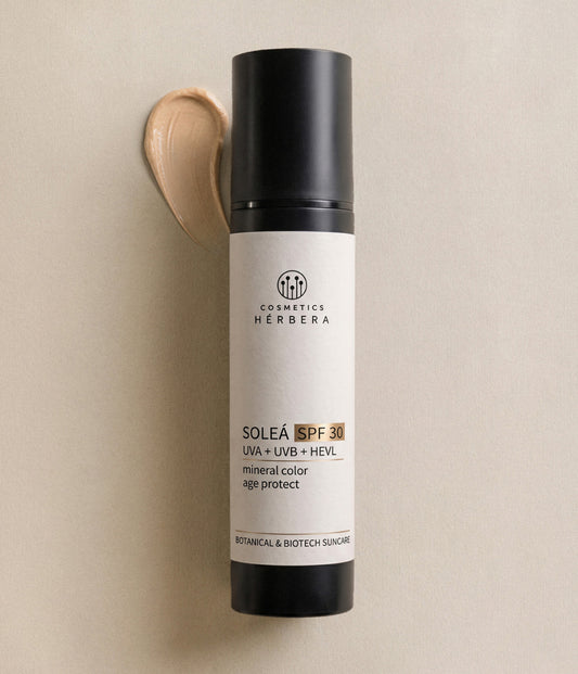 Soleá protección solar con SPF 30 color mineral